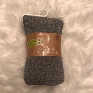 🌟NWT🌟 Crazy 8 silver sparkling fashion tights